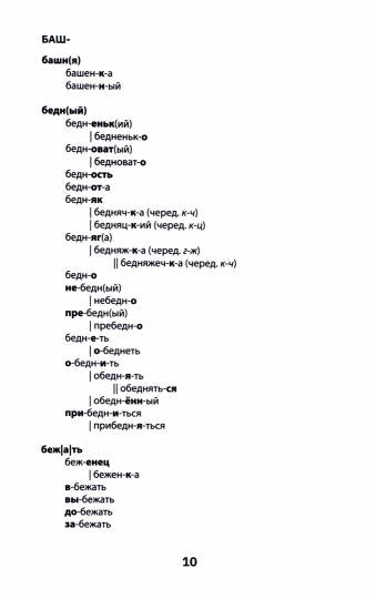 Морфемно-словообразовательный словарь: 5-11 классы дп