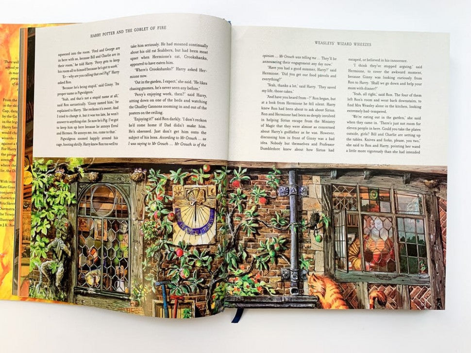 Harry Potter and the Goblet of Fire Illustrated Edition (J.K. Rowling) Гарри Поттер и Кубок Огня Илл.издание/ Книги на английском языке