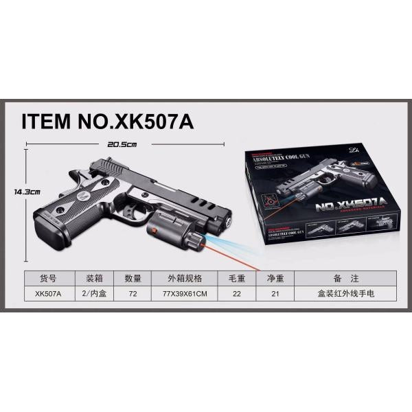 Pistolet avec laser. Il s'agit du téléphone 507A en cor. dans le cor.72шт