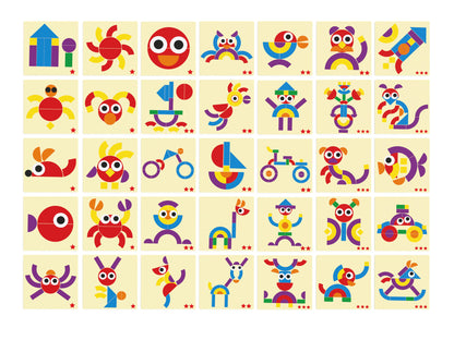 Пазл деревянный 40 эл Baby Toys Wood (35 картинок)