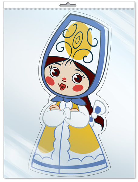 *ФМ2-12396 ПЛАКАТ ВЫРУБНОЙ А4 В ПАКЕТЕ. Vasilisa 3 pour une multifilament en trois étapes (avec des séances individuelles en Europe et en Europe)