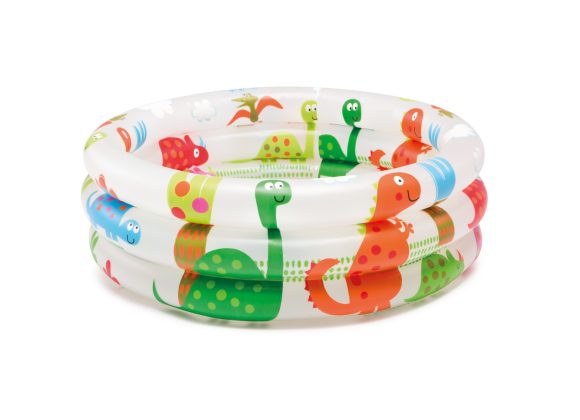Бассейн надувной детский INTEX "Beach Buddies Pool" (Зверята на пляже), 1-3 года, 61x22см