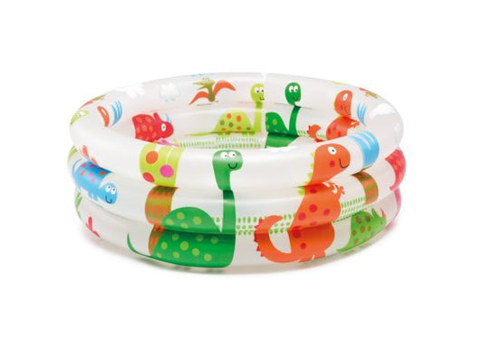 Бассейн надувной детский INTEX "Beach Buddies Pool" (Зверята на пляже), 1-3 года, 61x22см