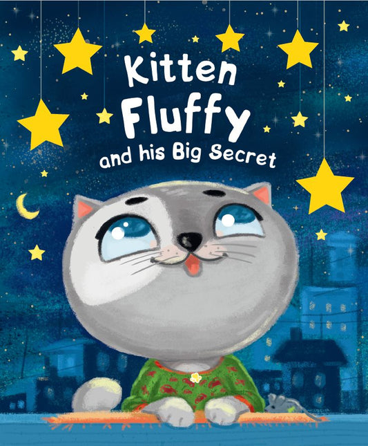 Kitten Fluffy and his Big Secret (Котёнок Пух и его большой секрет, мелов. 200х240)