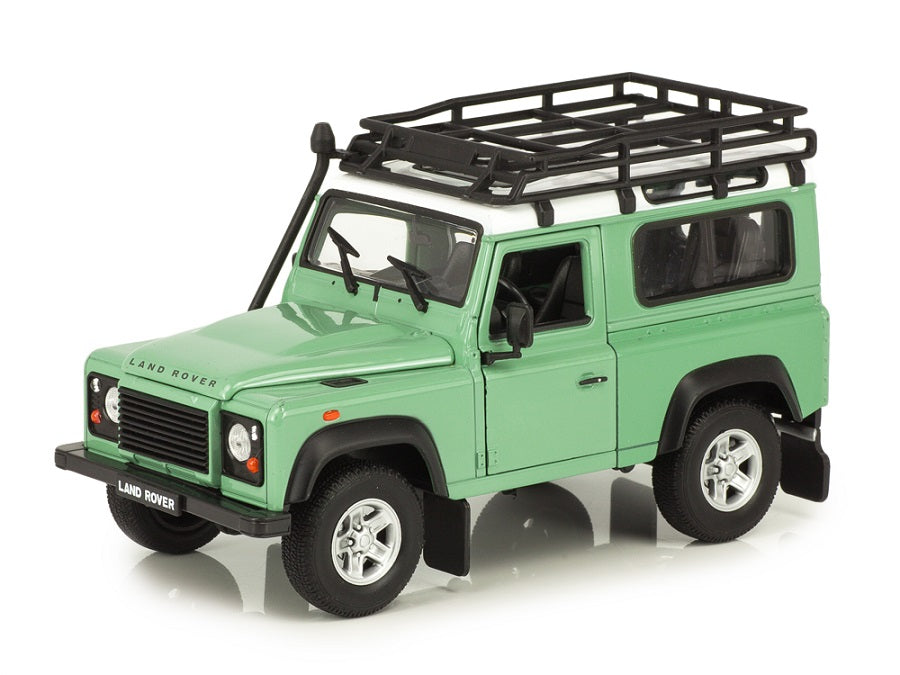 Welly. Машинка 1:24 "Land Rover Defender" зеленый арт.22498SP-W