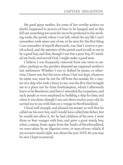 Captain Singleton = Капитан Сингльтон: роман на англ.яз