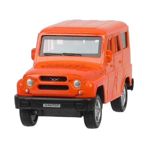 Machine en métal UAZ ХАНТЕР 10,5 cm, inertie, orange, cor. Parc technologique dans le cor.2*36шт