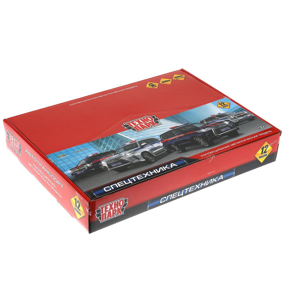 Machine en métal CHEVROLET TAHOE/LEXUS LX570 12 cm, double, bagage, moteur, assortiment. Технопарк уп-12шт в кор.6уп
