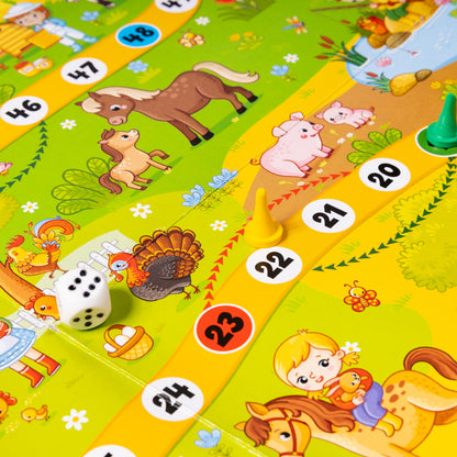 Игра настольная ходилка "На ферме"