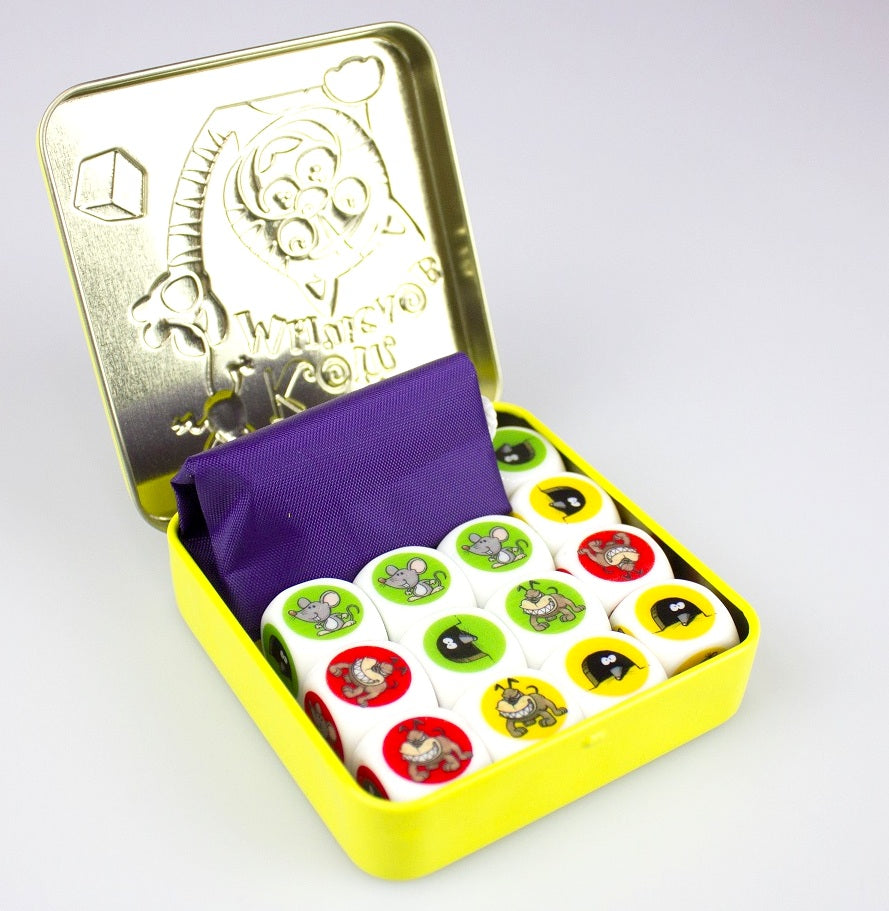 ИГРА НАСТОЛЬНАЯ "КОТ МЫШЕЛОВ" (ЖЕСТЯНАЯ КОРОБОЧКА) в кор.42шт