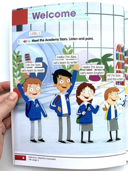 Academy Stars 1 Level 1 Pupil’s Book with online resources Учебник уровень 1