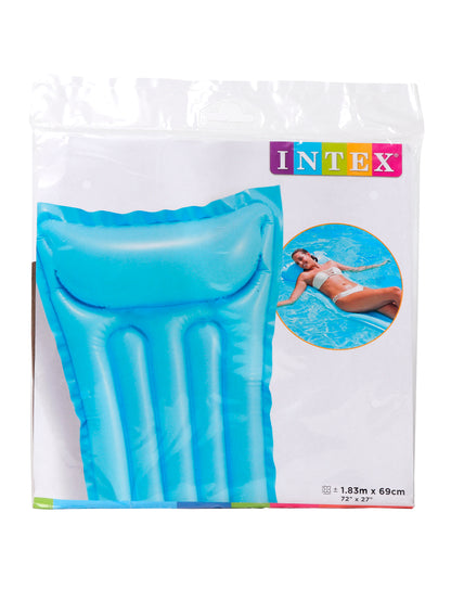 Intex. Надувной матрас для плавания 183x69 см. однотонный, матовый, 3 вида арт.59703NP