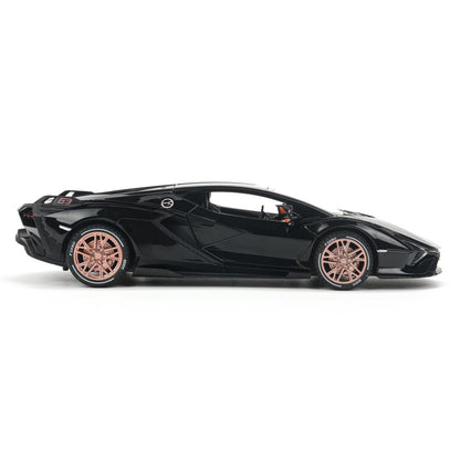 Machine en métal noir pour Lamborghini Sian, 20,8 cm, double, sac, carrosserie, parc technologique, cor.18