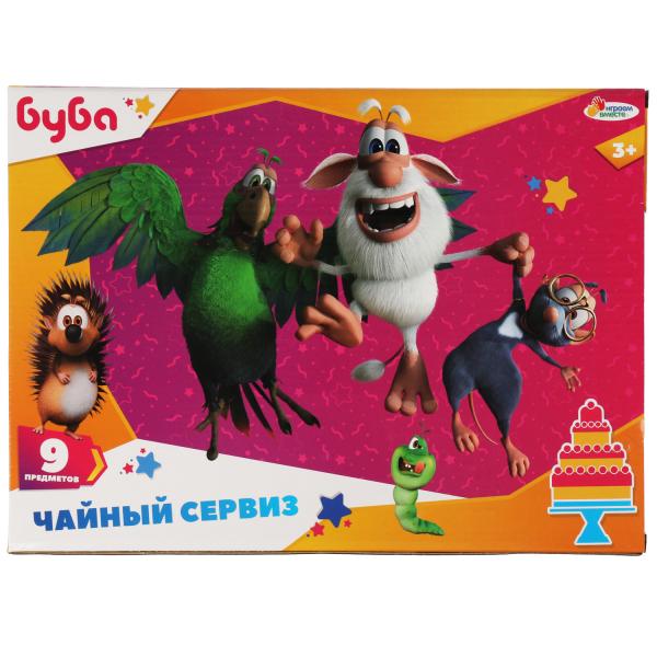 Набор посуды БУБА пластик в кор. 35*25*6,5см ИГРАЕМ ВМЕСТЕ в кор.2*12шт