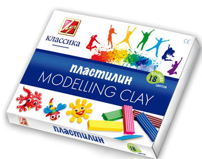 Луч. Пластилин "Классика" 18 цв. арт.20С 1330-08 /14*