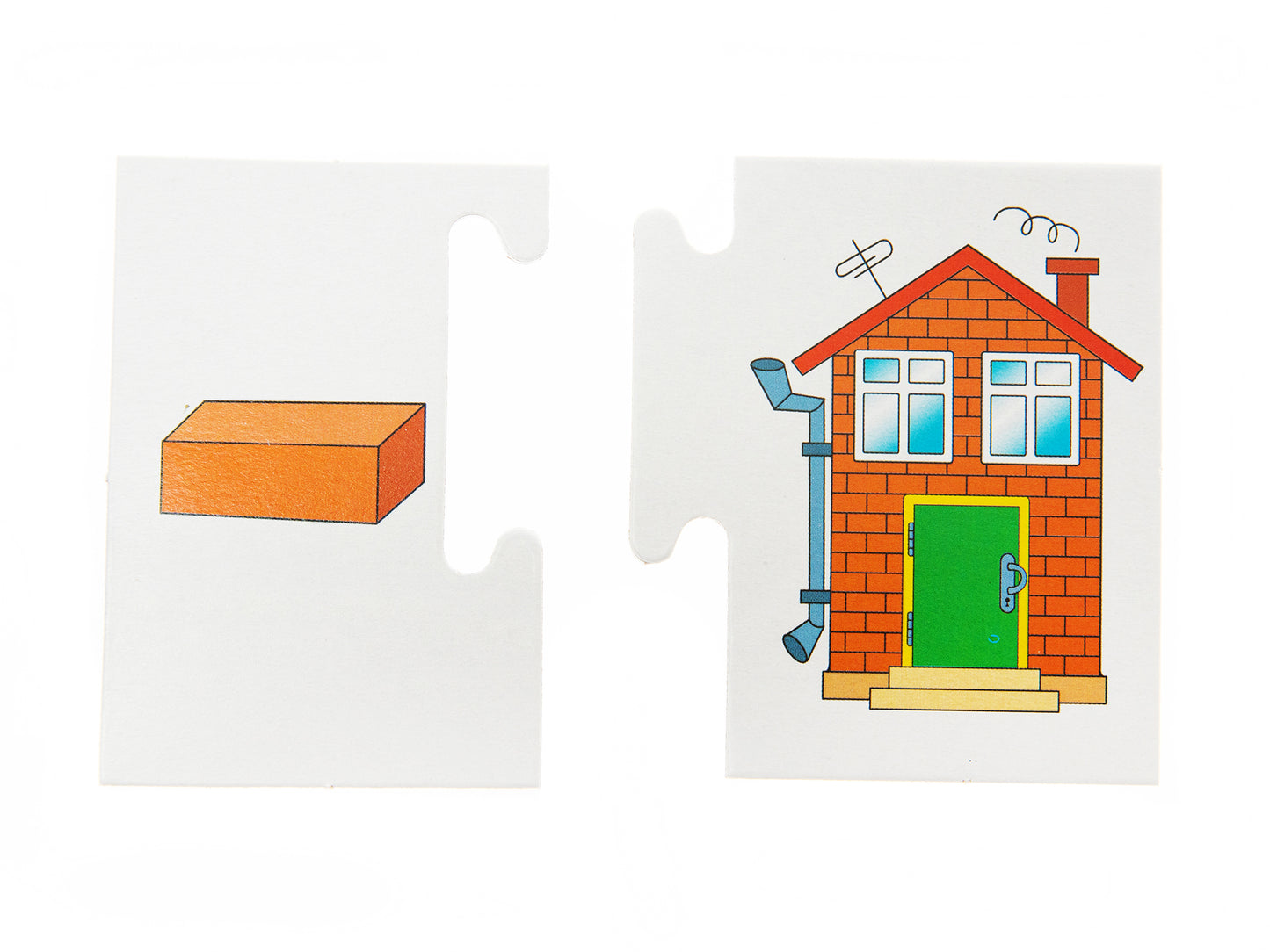 Игра обучающая. Половинки "Что получится?"