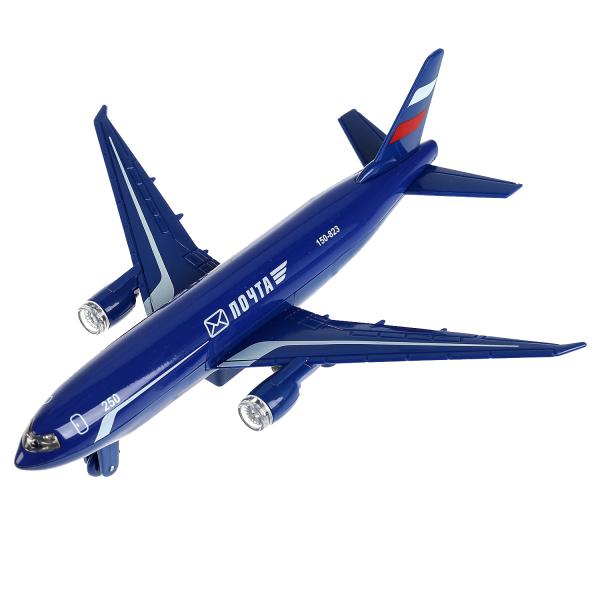 1792842-R2 340640 Модель металл свет-звук САМОЛЕТ ПОЧТА 18,5 см, инерция, кор. Технопарк в кор.2*60ш