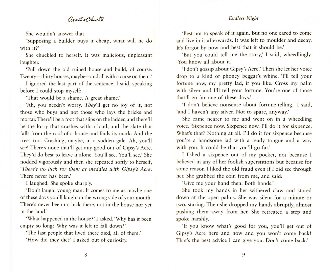 Endless Night (Agatha Christie) Бесконечная ночь (Агата Кристи) /Книги на английском языке