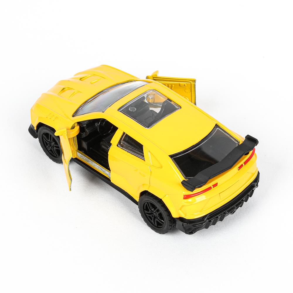 Машина металл свет-звук lamborghini urus 12см,св/зв, двер.инерц.,кор. Parc technologique dans le cor.2*48шт