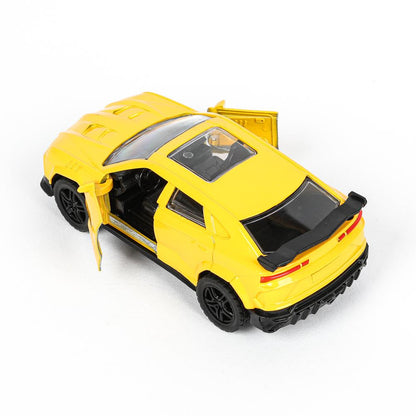 Машина металл свет-звук lamborghini urus 12см,св/зв, двер.инерц.,кор. Parc technologique dans le cor.2*48шт