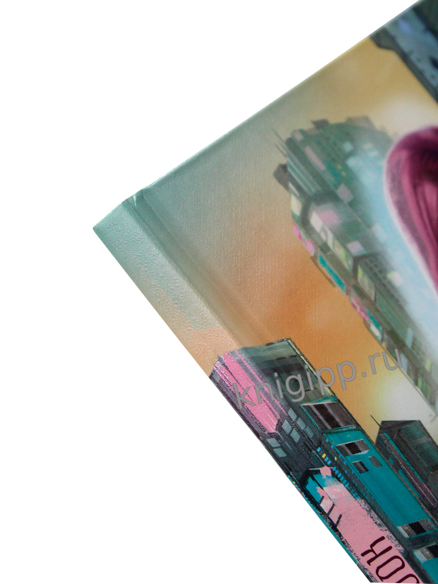ТОЧКАБУК 162х222 с холодным тиснением. Devушка в стиле киберпанк