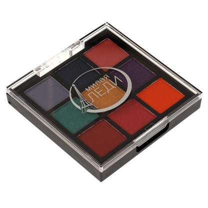 Cosmétique ДЛЯ ДЕВОЧЕК тени век палетка 9 ветов МИЛАЯ ЛЕДИ в кор.30*12шт