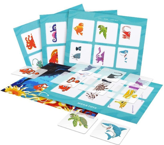 Mega Toys. Лото прозрачное "Подводный мир" арт.17740 /21