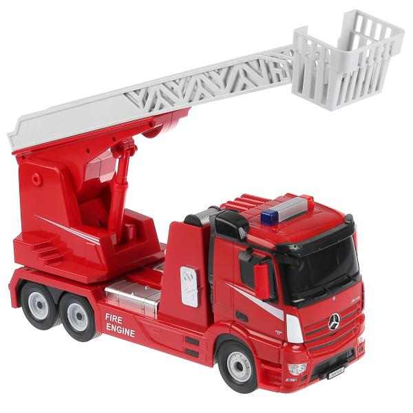 Машина р/у Mercedes-benz пожарная охрана 1:24, свет+звук, подвиж. элементы в кор. Rastar в кор.4шт