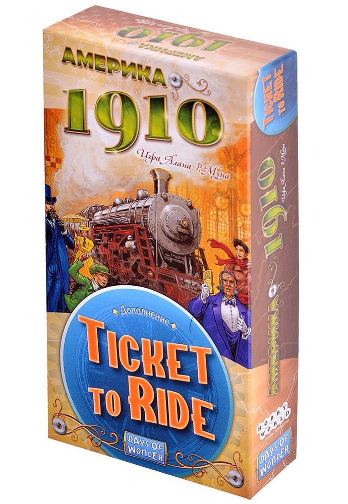 Наст.игра МХ "Ticket to Ride: Америка 1910" арт.915538 (РРЦ 1490 руб.)