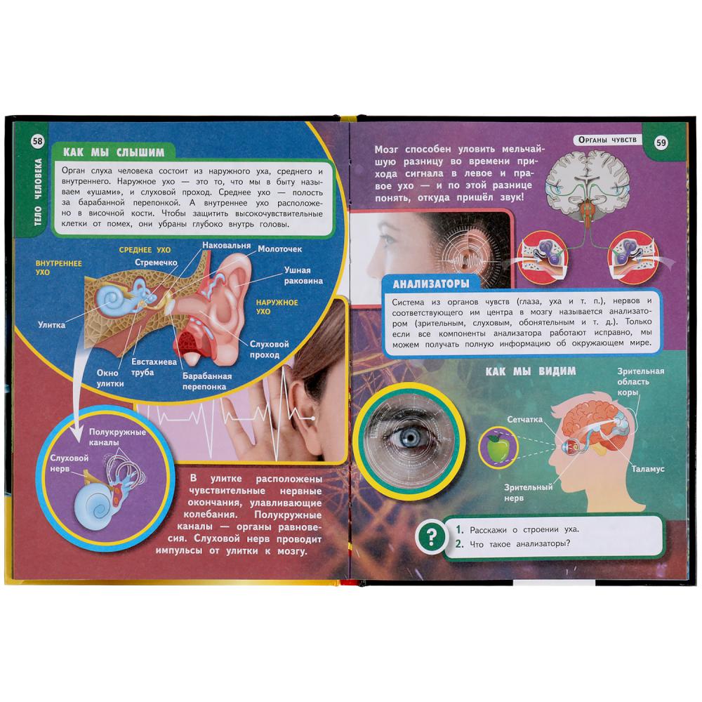 Тело человека. Хочу все знать. Энциклопедия А5. 165х215мм, 96 стр., тв. переплет Умка в кор.22шт