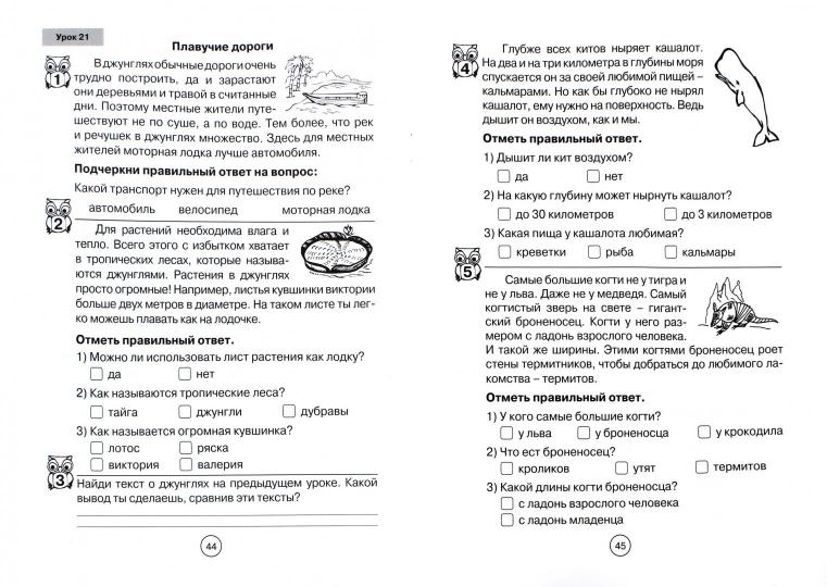 Формируем навыки смыслового чтения 1кл ФГОС НОО