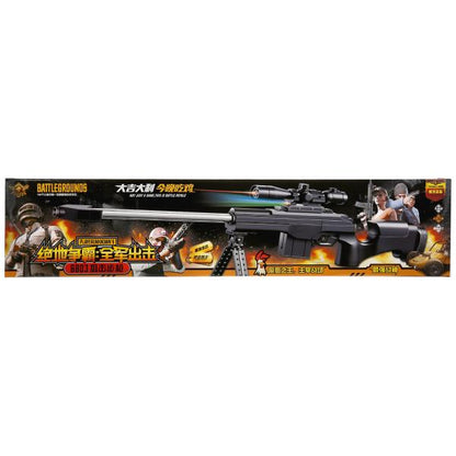 Автомат (п) с лазер. прицелом, с фонарем, на подставке 993 в кор. в кор.24шт