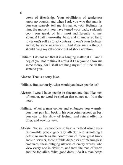 The Misanthrope = Мизантроп: на англ.яз. Moliere