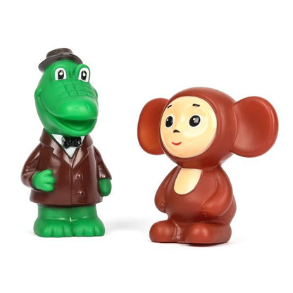 2304R0012-R-NW Игрушка пластизоль для ванны гена и Чебурашка СОЮЗМУЛЬТФИЛЬМ в сетке КАПИТОШКА в кор.