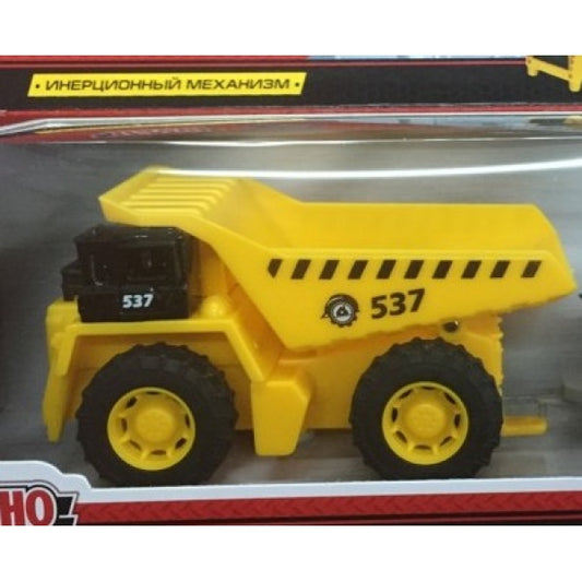 МАШИНА "ТЕХНОПАРК" ИНЕРЦ. САМОСВАЛ КАРЬЕРНЫЙ 12СМ, ОТКРЫВ. ДВЕРИ, ПОДВИЖНЫЙ КУЗОВ В КОР в кор.2*24шт