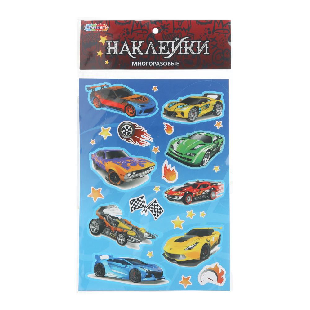 Наклейки бумажные тачки MultiArt уп-25шт в кор.20уп