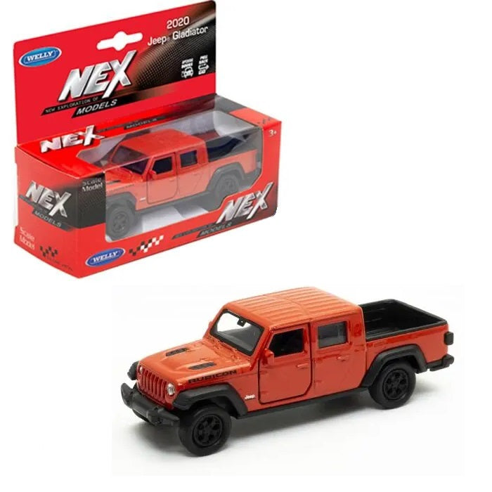 Welly. Машинка 1:38 "Jeep Gladiator" оранжевый арт.43788W-M