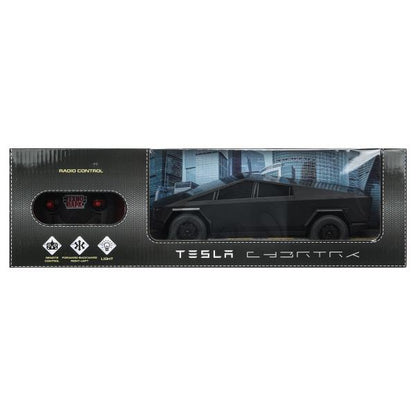Машина ру tesla cybertruck, свет, 24,5 см, черный, кор Технопарк в кор.2*24шт
