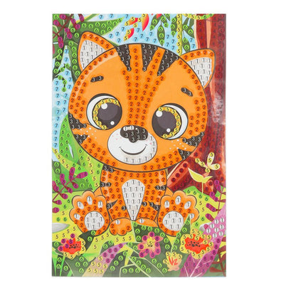 Алмазная мозаика 10*15 тигра МУЛЬТИ АРТ в кор.100шт