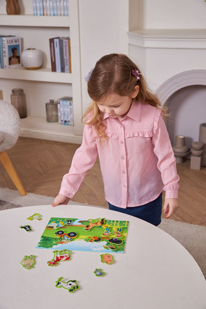 Набор из фетра на липучках "Ферма" (европодвес)