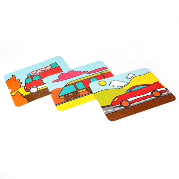 Татой.Моя первая мозаика "Техника" (48 фишек, 8 карточек, поле, чемодан) арт.1172