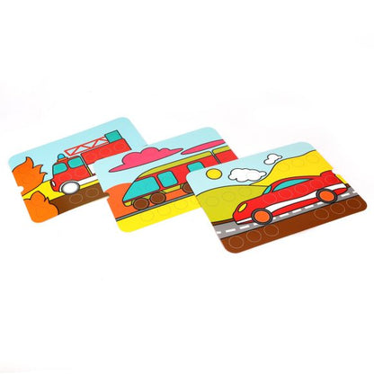 Татой.Моя первая мозаика "Техника" (48 фишек, 8 карточек, поле, чемодан) арт.1172