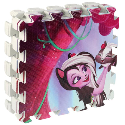 Коврик-пазл ЭНЧАНТИМАЛС 8 сегментов, каждый 31.5*31.5см в пак. (русс. уп.)"Играем вместе" в кор.12шт