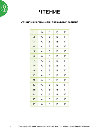 Le test pratique de РКИ вне языковой среды 2-е изд.