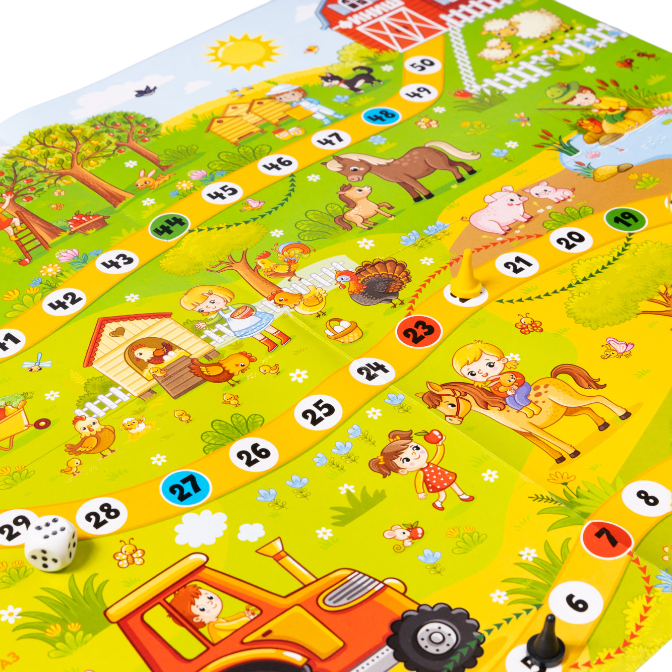 Игра настольная ходилка "На ферме"