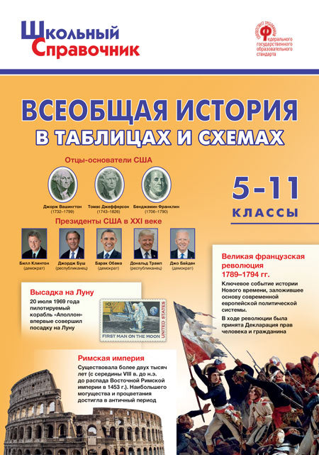 ШСп Всеобщая история в таблицах и схемах. 5–11 классы (Изд-во ВАКО)