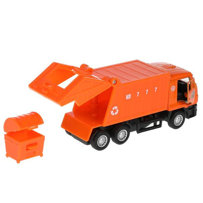 Machine en métal KAMAZ МУСОРОВОЗ, 12 см, двери., подвиж.дет., инерц., кор. Parc technologique en cor.2*24шт