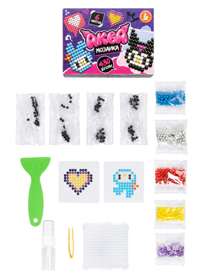 Аквамозаика "Злой кролик" 6 цв/420 эл