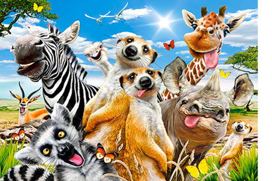 Castorland. Пазл 500 арт.B-53568 "Африканское селфи"