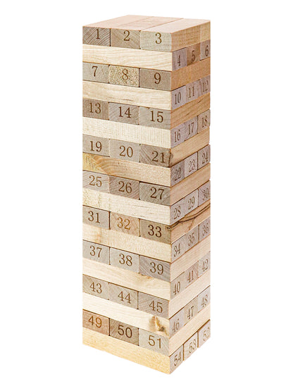 Рыжий кот. Игра Башня "Высотка maxi" 28см, 54 блока (дерево) арт.ИД-0752